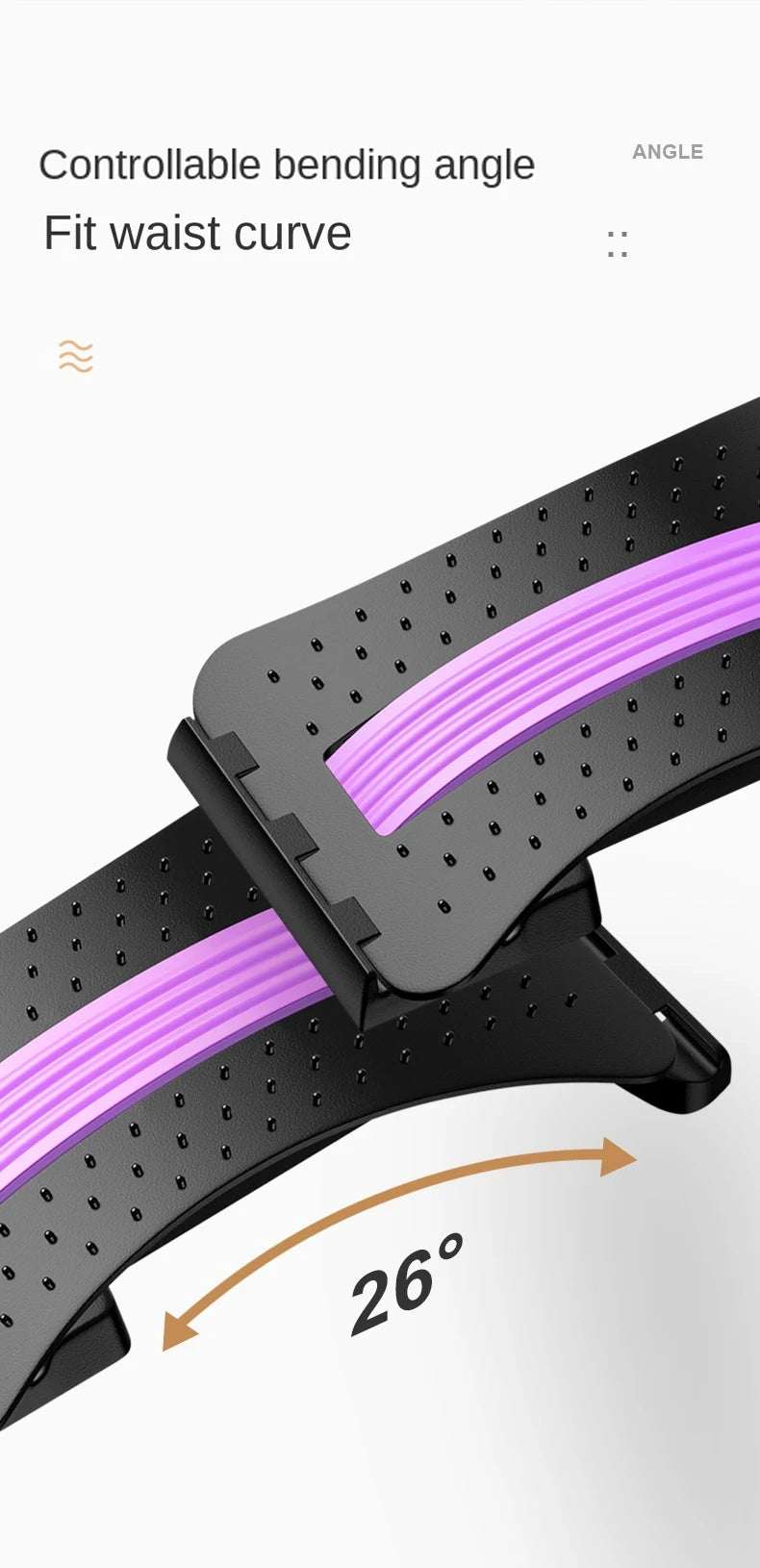 Lumbar Stretching & Massager Device – Spine Correction & Back Relief