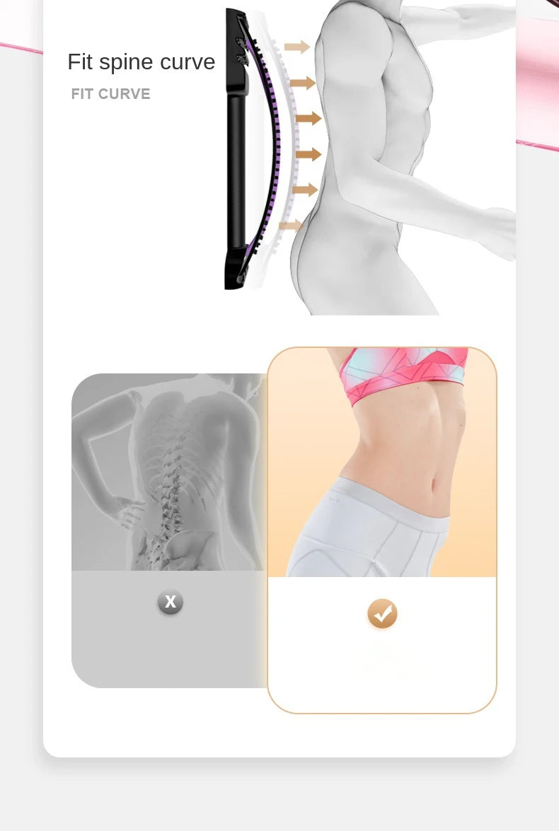 Lumbar Stretching & Massager Device – Spine Correction & Back Relief