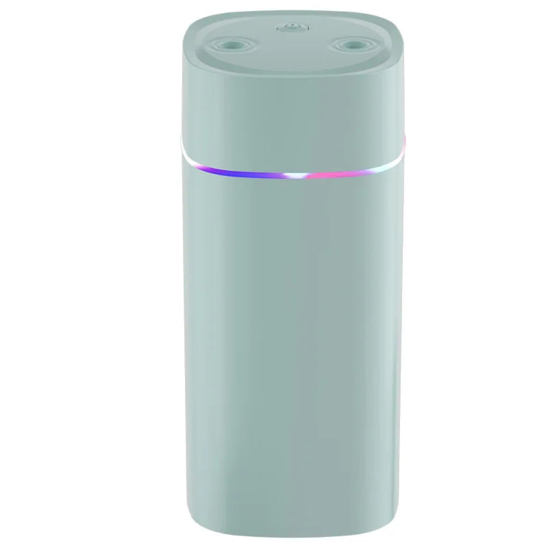 Dual-Nozzle USB Humidifier – 600ml/H Super Mist, Ultra Quiet