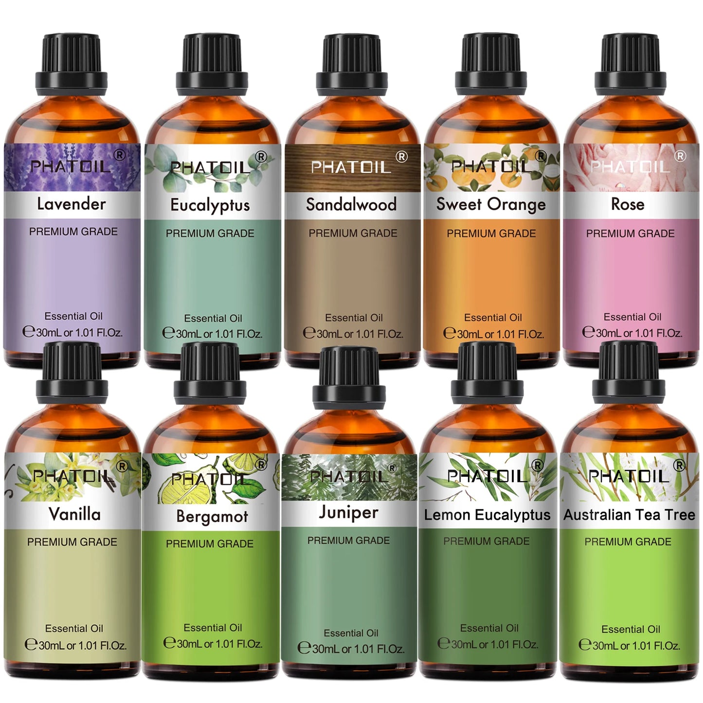 Aromatherapy Essential Oil 30ml – Multiple Scents