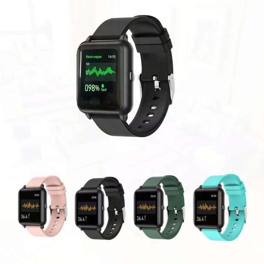 Smartwatch with Oximeter – Thermometer, Pulse & Activity Tracker