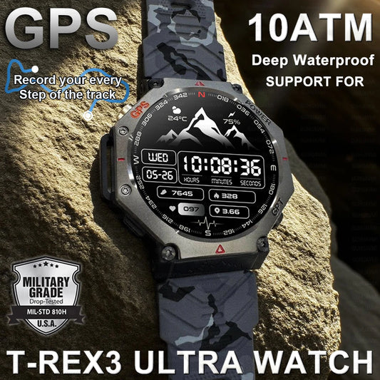 T-Rex 3 Military Smartwatch GPS AMOLED