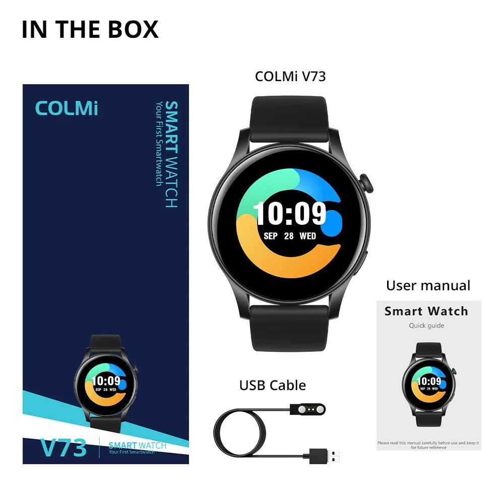 V73 AMOLED Bluetooth Call Smartwatch 2024