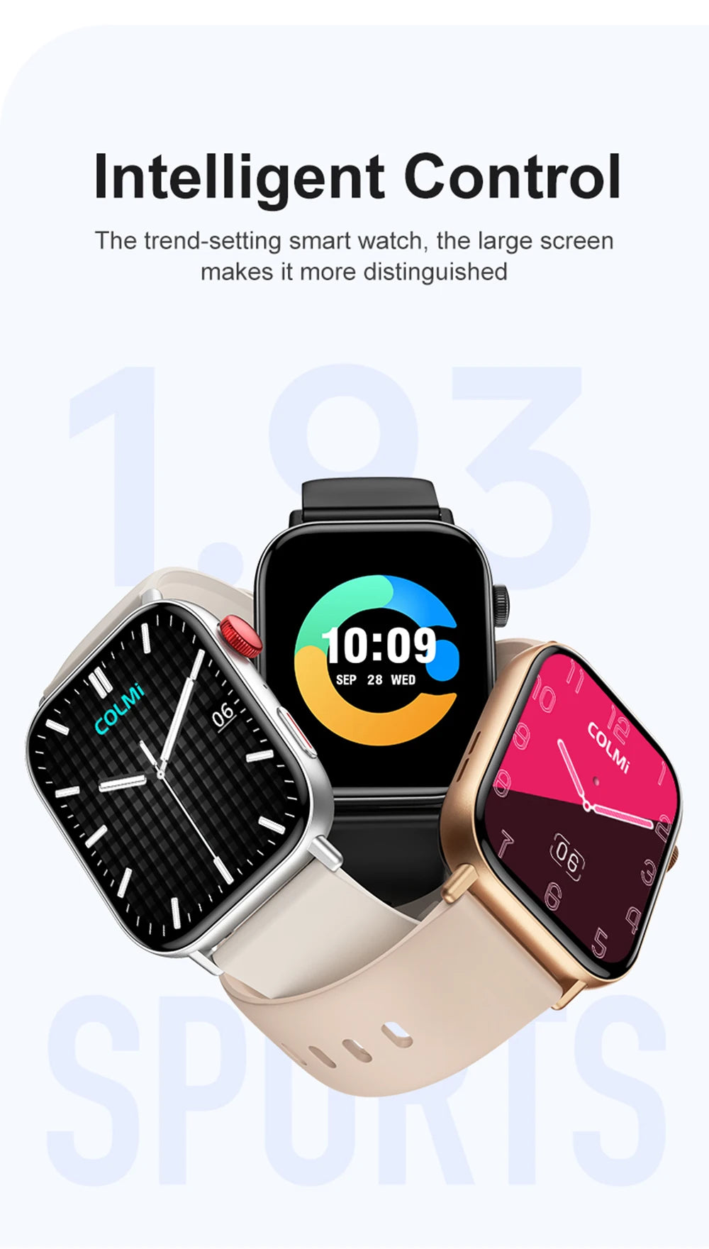 C8 Max Voice Calling Smartwatch 1.93" Display