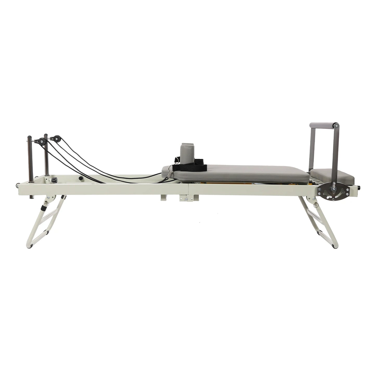 Foldable Pilates Reformer – Steel Yoga Fitness Equipment