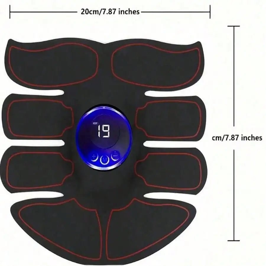 EMS Abdominal & Arm Muscle Stimulator – USB Charging Fitness Patches