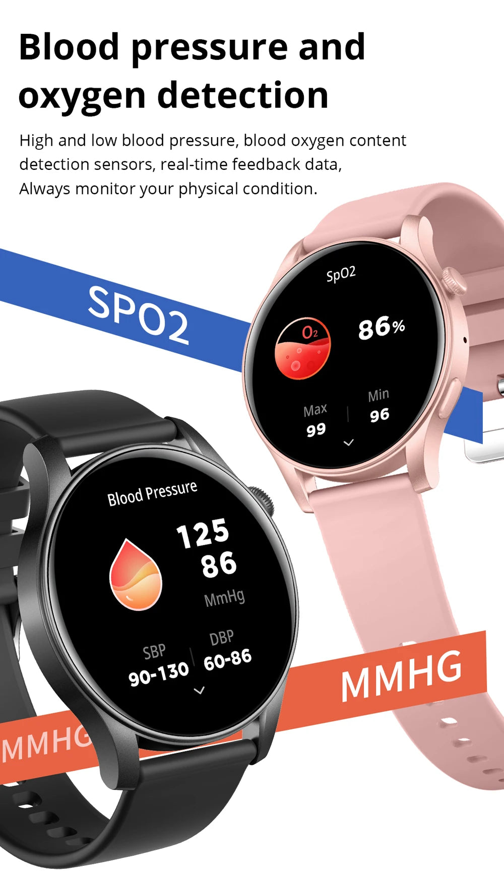 V73 AMOLED Bluetooth Call Smartwatch 2024