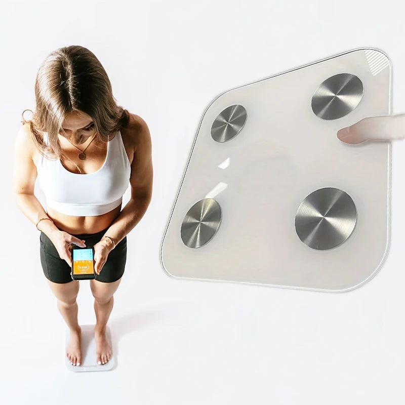 Bluetooth Body Fat Scale – Smart Weight & BMR Monitor