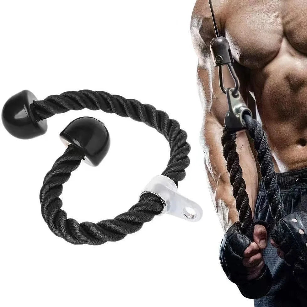 Triceps & Face Pull Rope – Push/Pull Gym Cable Accessory
