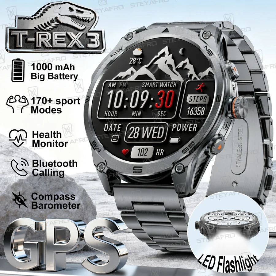 T-Rex 3 Military Smartwatch for Men