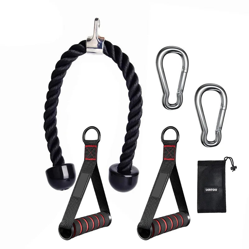Triceps & Face Pull Rope – Push/Pull Gym Cable Accessory