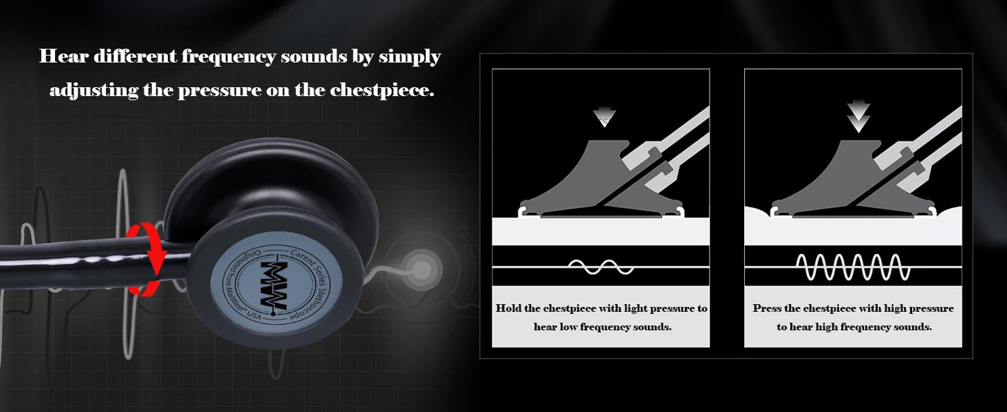 Double-Sided Medical Stethoscope – Professional Cardiology & Nurse Use
