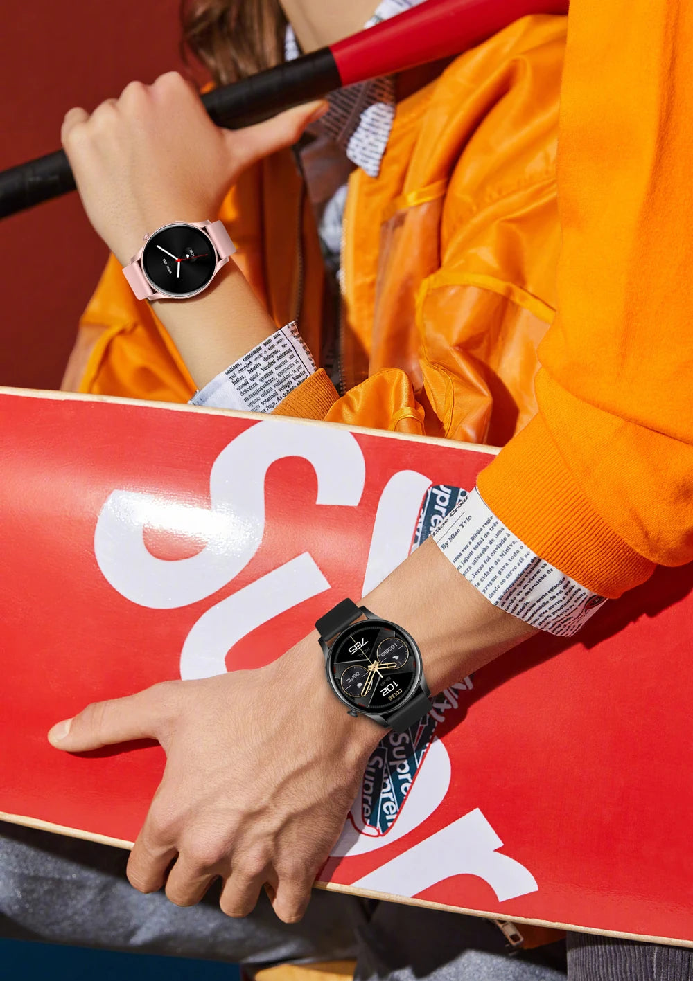 V73 AMOLED Bluetooth Call Smartwatch 2024