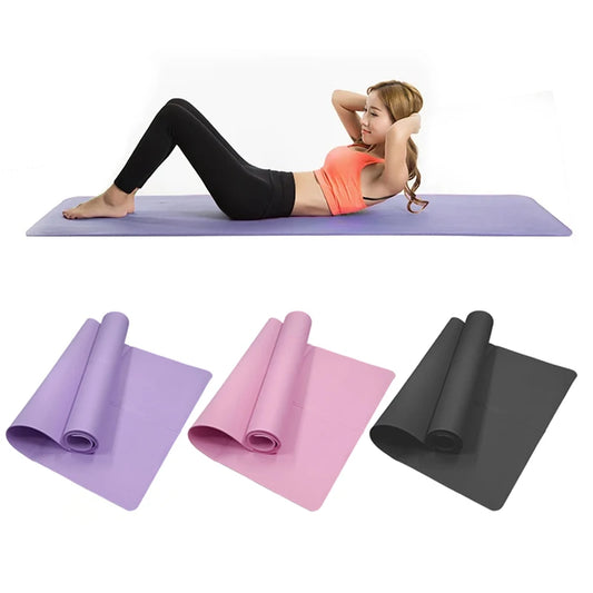 4mm EVA Yoga Mat – Anti-Slip Exercise & Pilates Fitness Mat