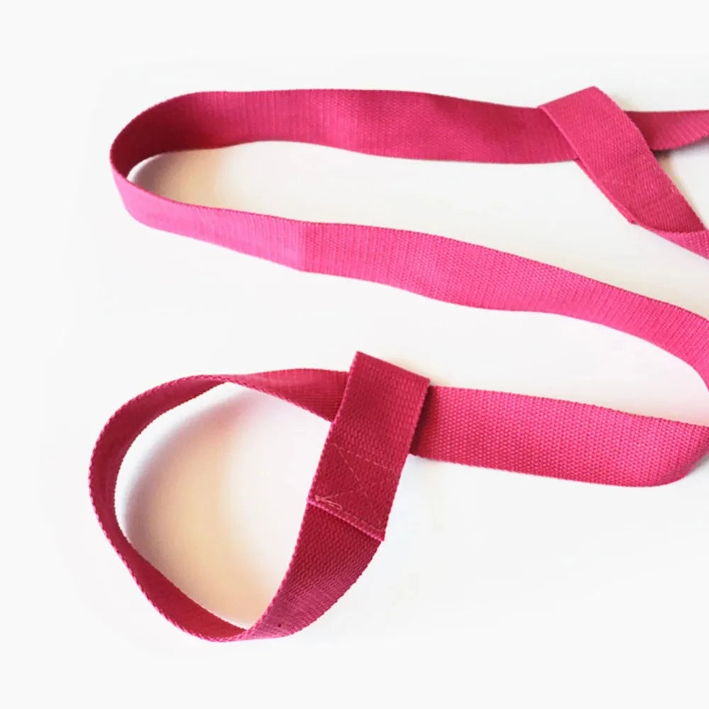 Adjustable Yoga Mat Strap – Elastic Fitness & Carry Belt