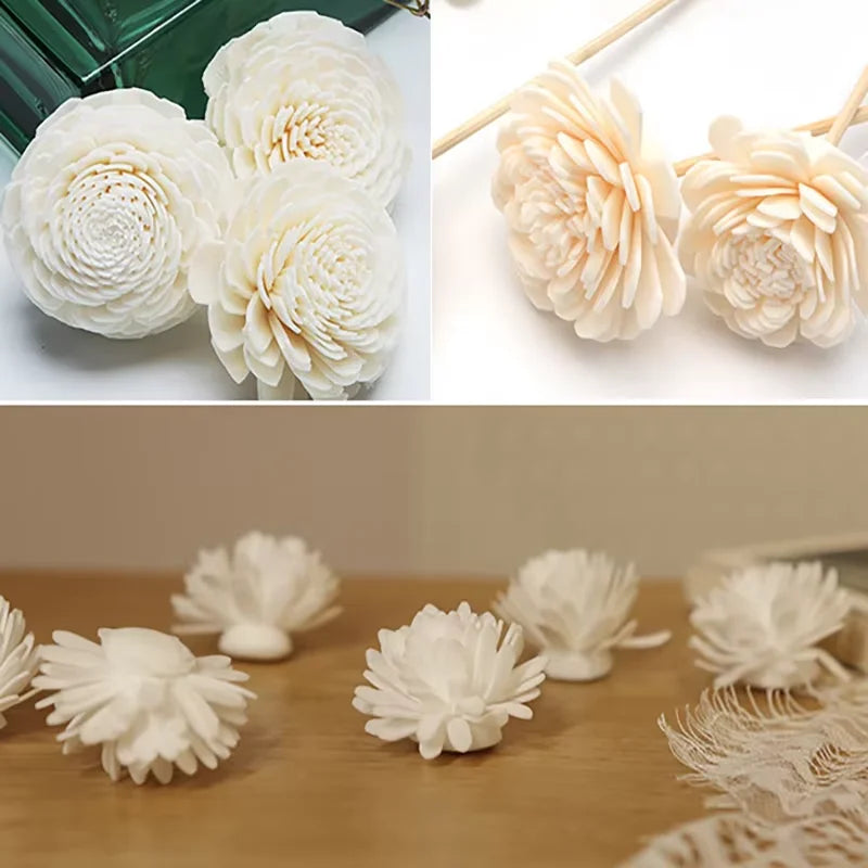 9PCS Flower Rattan Aromatherapy Sticks – No Fire Diffuser