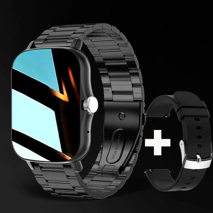 2025 Smartwatch – Full Touch Fitness & Bluetooth Call Watch