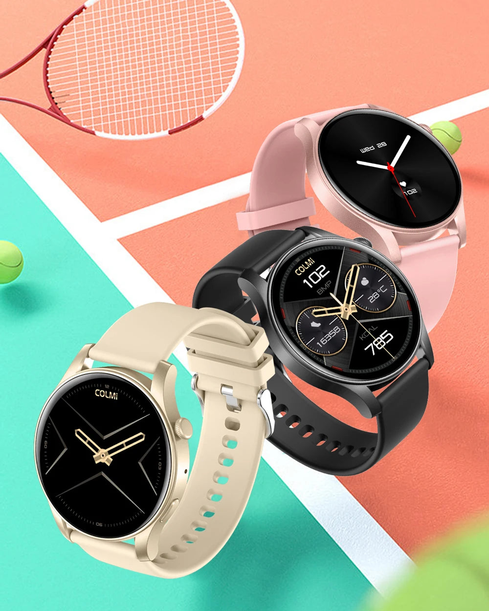 V73 AMOLED Bluetooth Call Smartwatch 2024