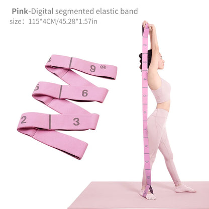 Elastic Yoga Stretching Strap – Loop Strap for Yoga & Pilates
