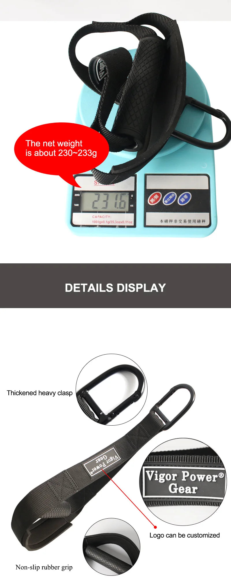 Triceps & Face Pull Rope – Push/Pull Gym Cable Accessory