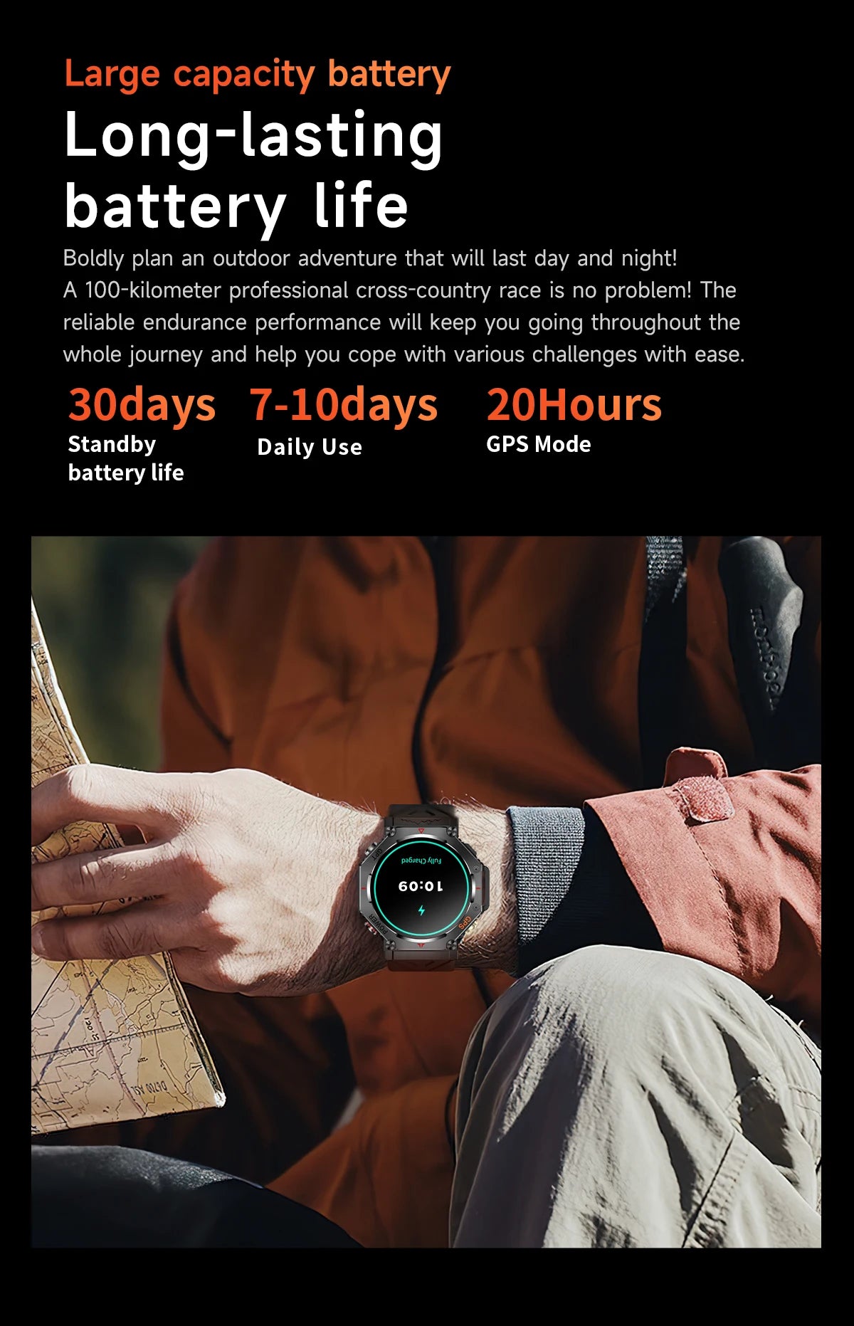 T-Rex 3 Military Smartwatch GPS AMOLED