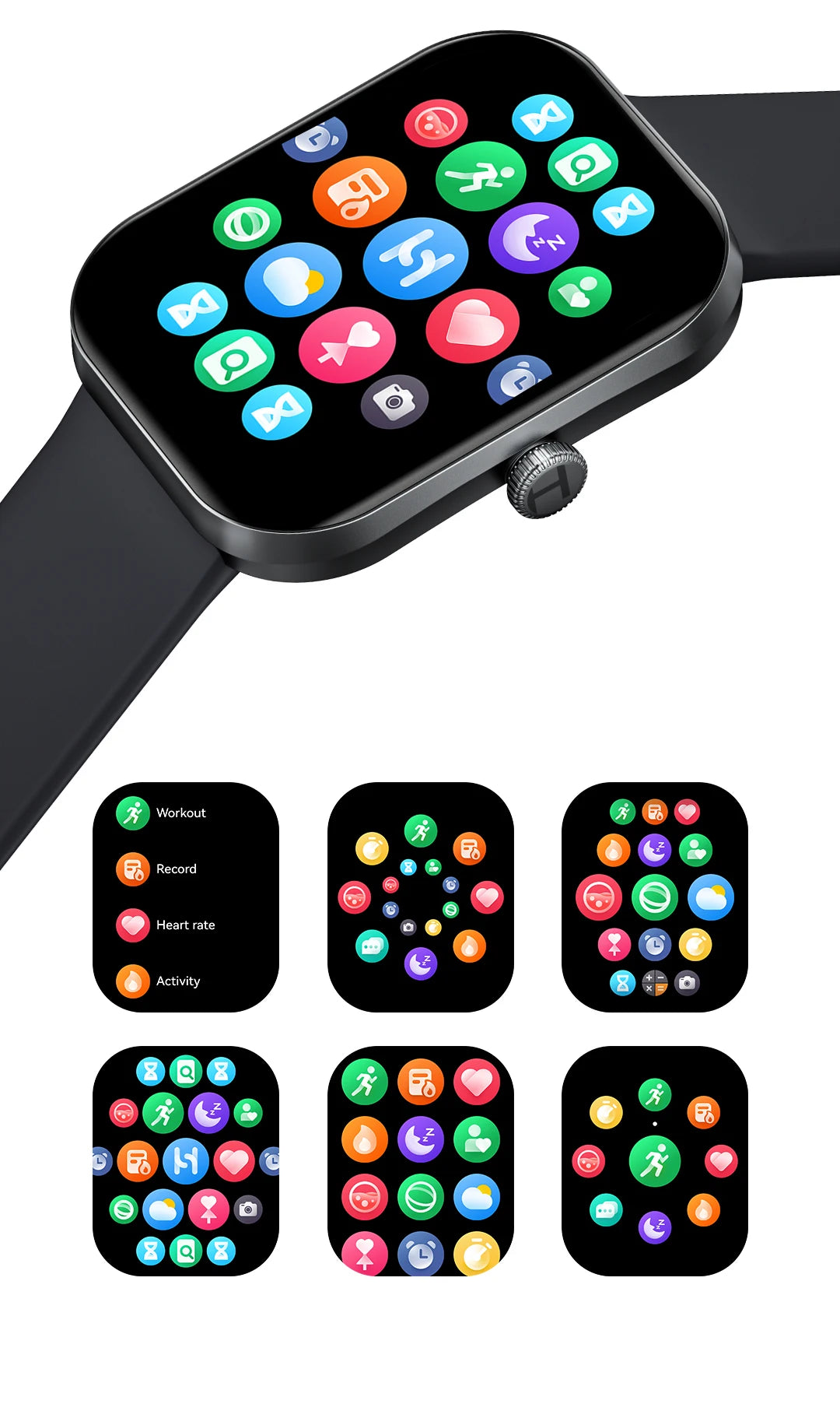 Watch S6 Smartwatch 2.01" HD Display