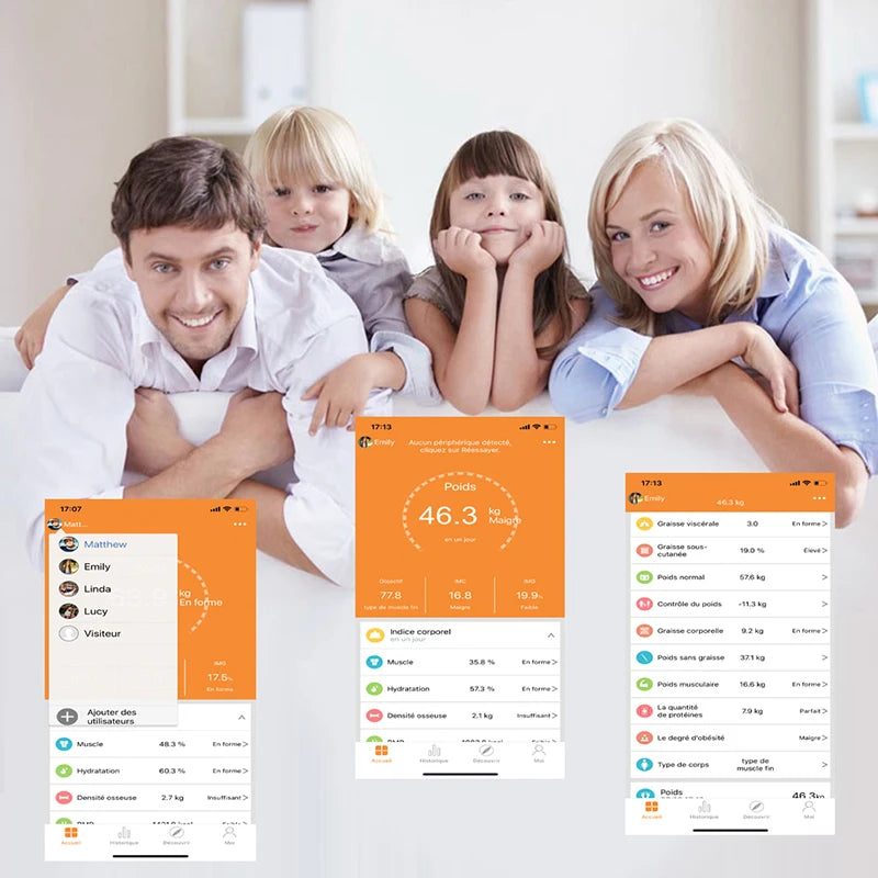 Bluetooth Body Fat Scale – Smart Weight & BMR Monitor