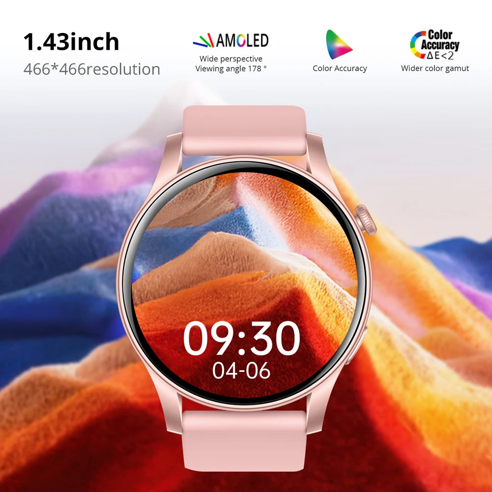 V73 AMOLED Bluetooth Call Smartwatch 2024