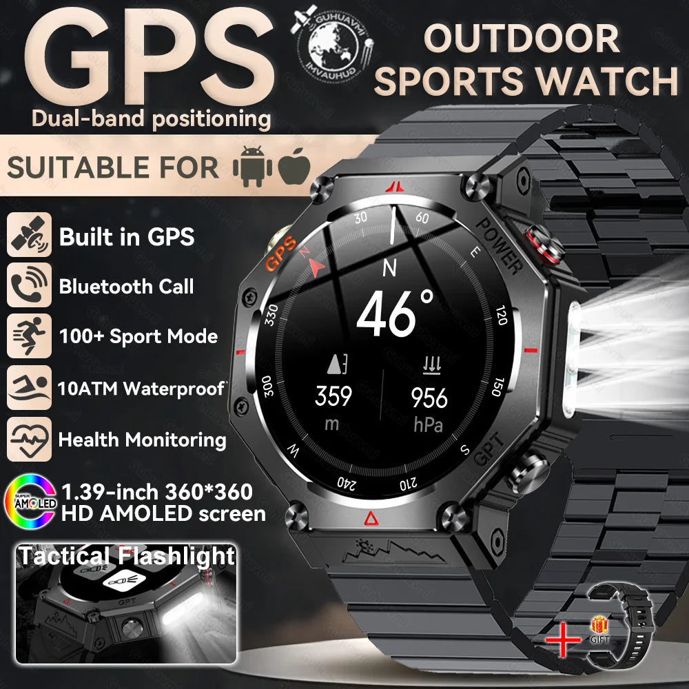 T-Rex 3 Military Smartwatch GPS AMOLED