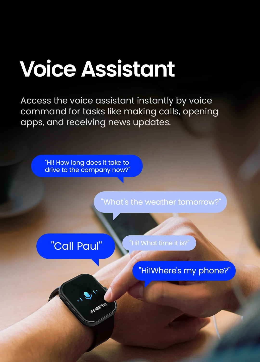 Watch S6 Smartwatch 2.01" HD Display