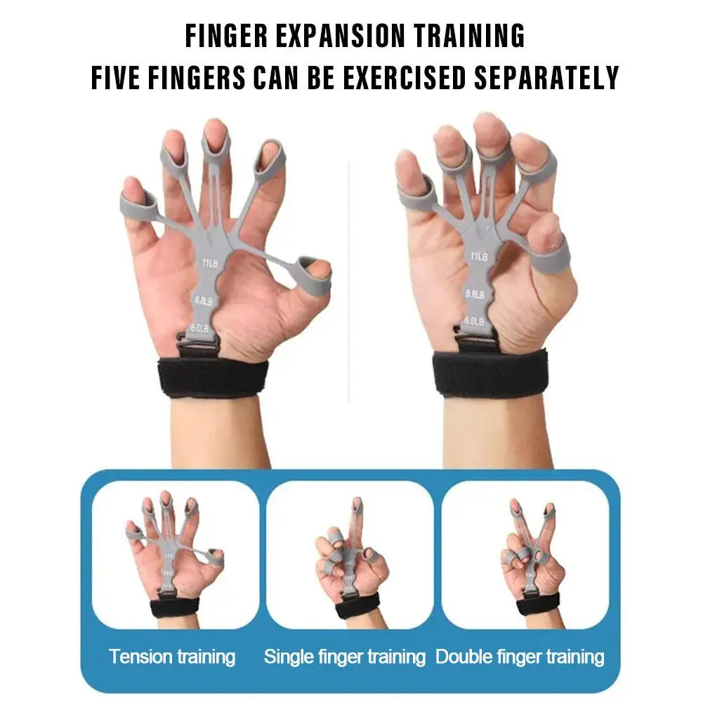 Hand Grip 5-Finger Exerciser – Adjustable Forearm & Wrist Trainer