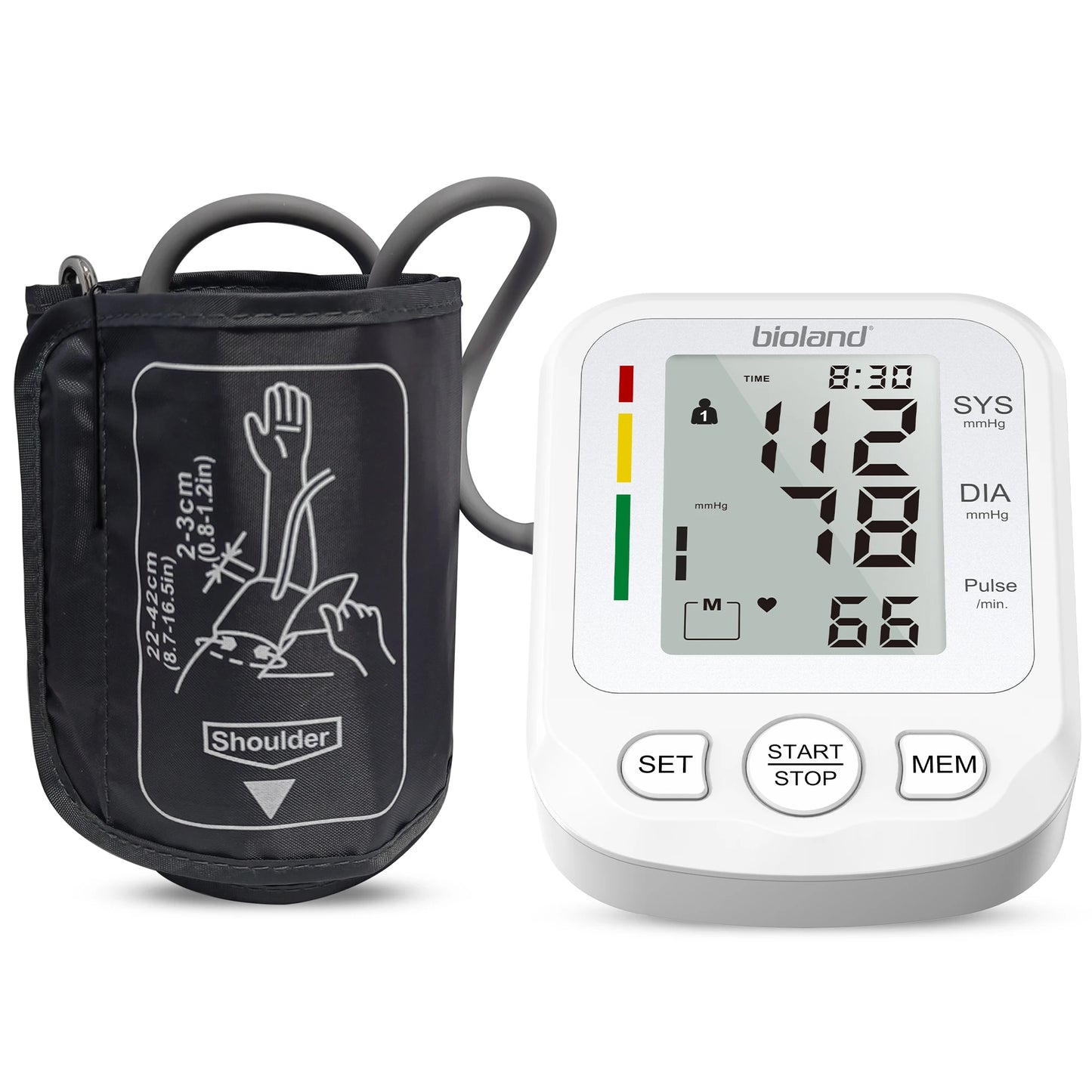 Digital Upper Arm Blood Pressure Monitor – Automatic BP & Heart Rate