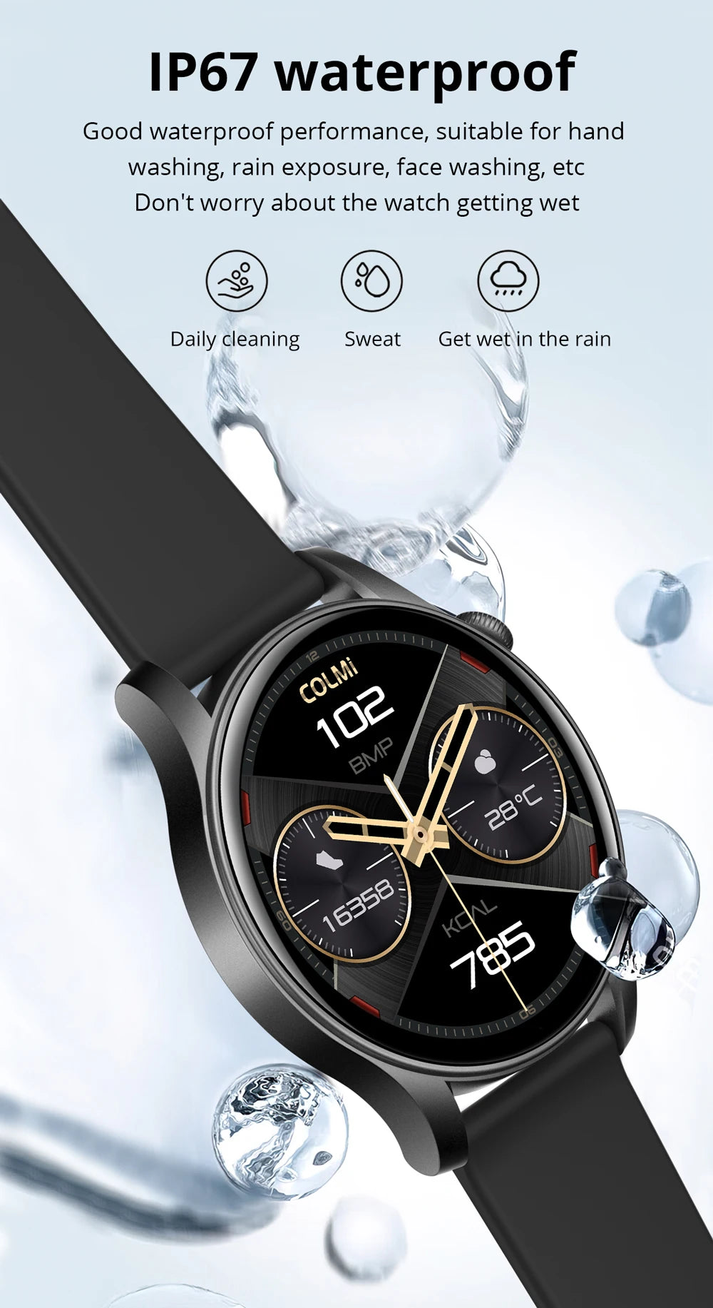 V73 AMOLED Bluetooth Call Smartwatch 2024
