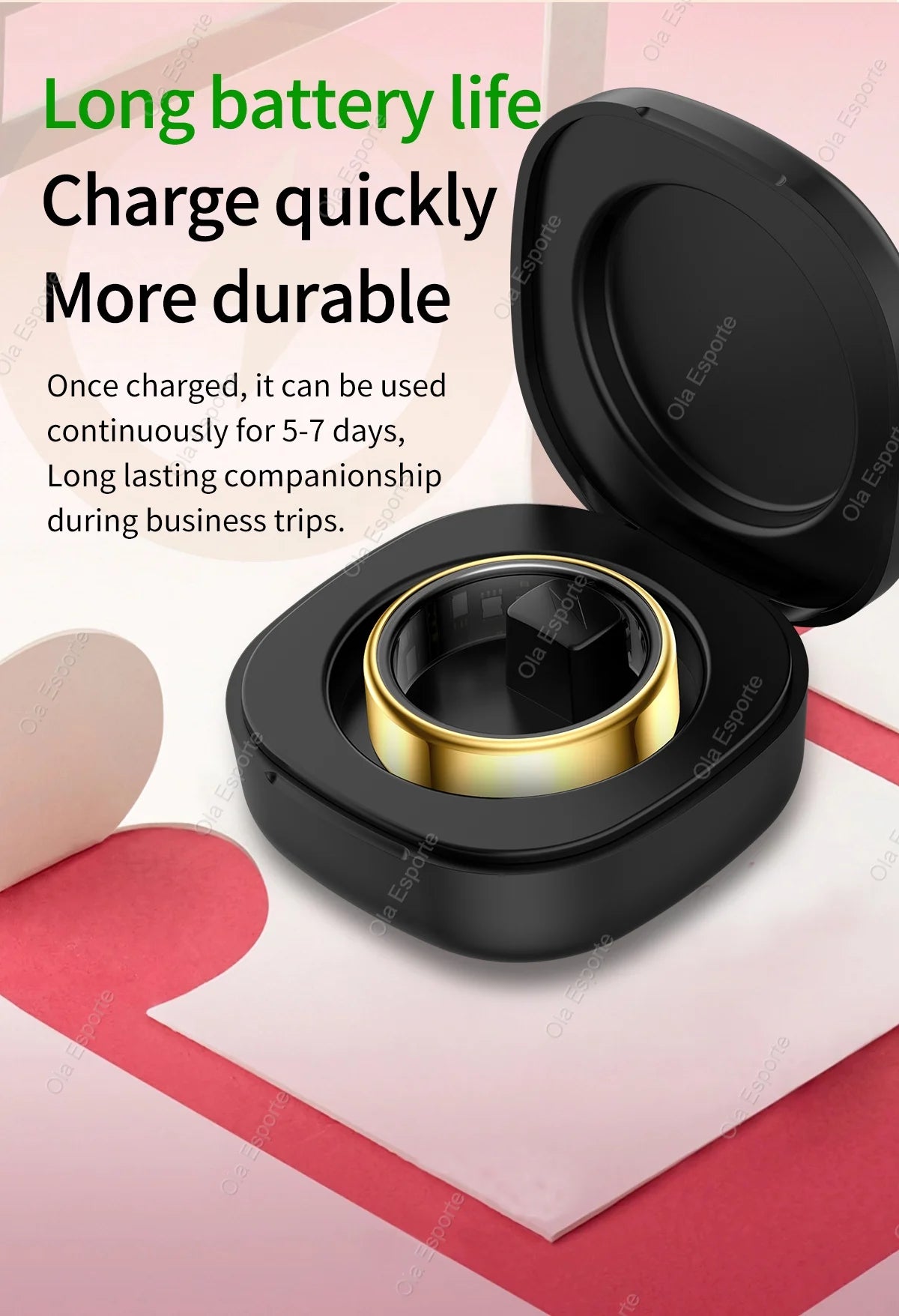 SmartRing GPS – Heart Rate & Multi-Sport Waterproof Tracker