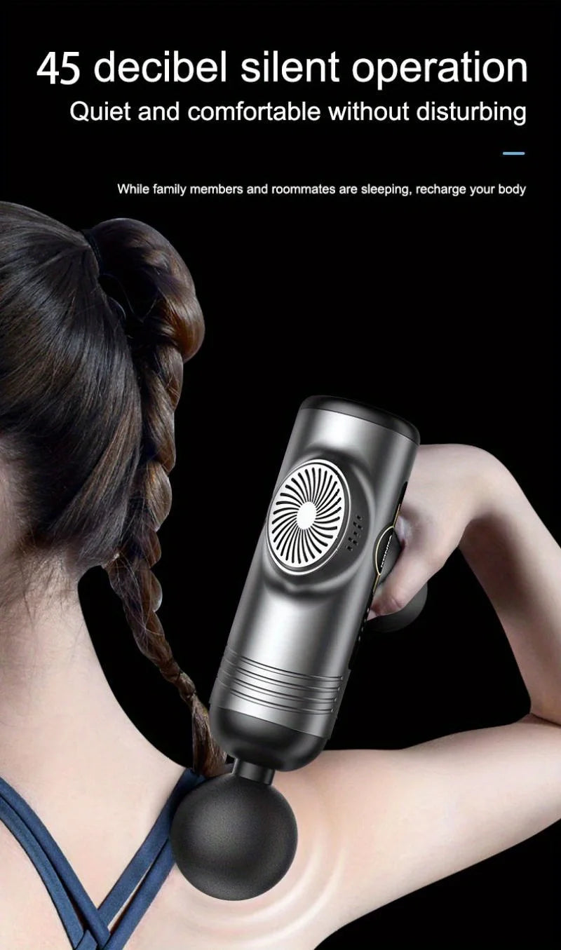 Portable Fascia Massage Gun – Deep Muscle Relaxation & Fitness