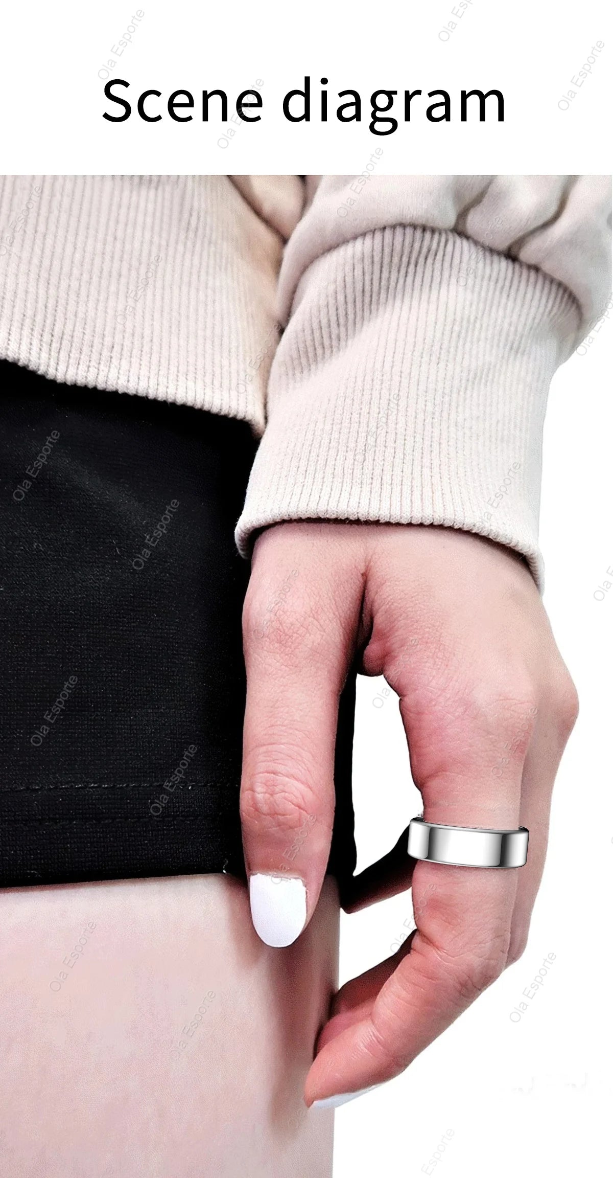 SmartRing GPS – Heart Rate & Multi-Sport Waterproof Tracker