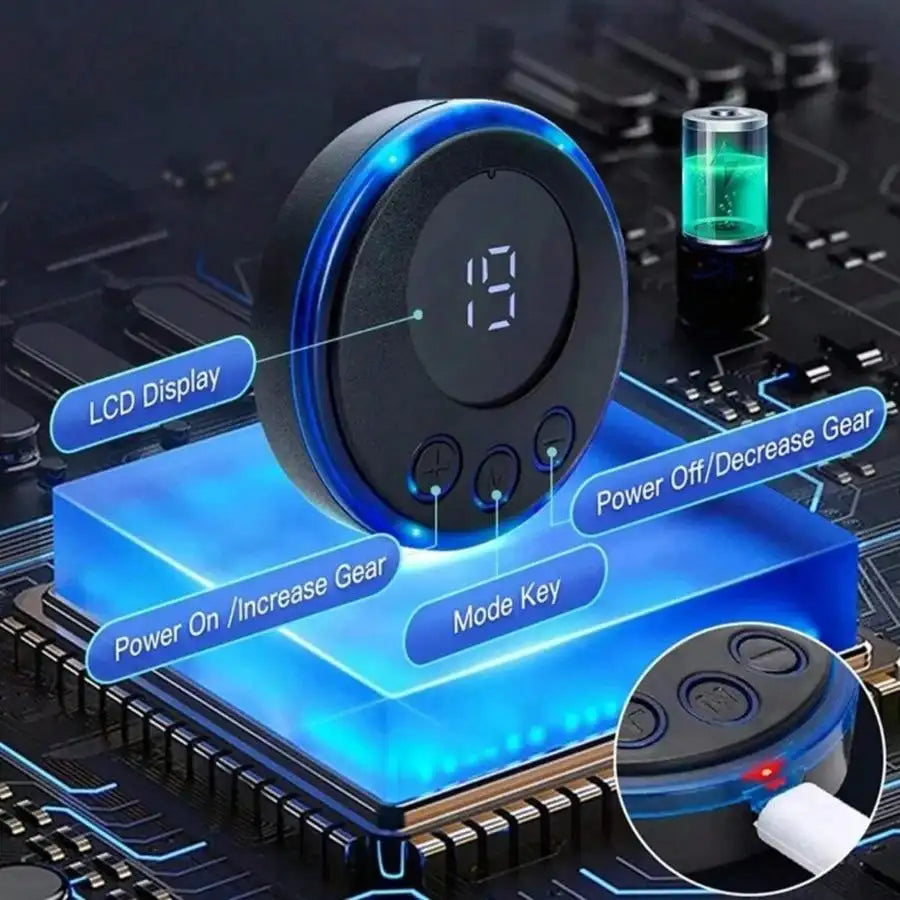 EMS Abdominal & Arm Muscle Stimulator – USB Charging Fitness Patches