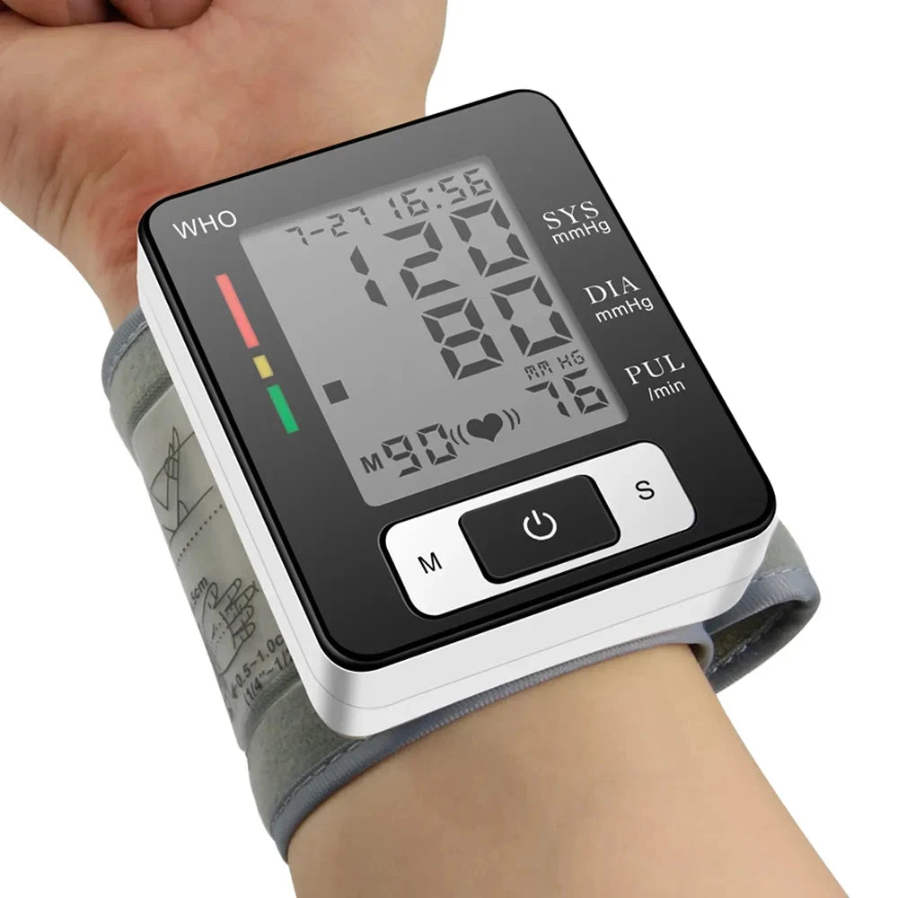 Digital Wrist Blood Pressure Monitor – High-Accuracy Tonometer