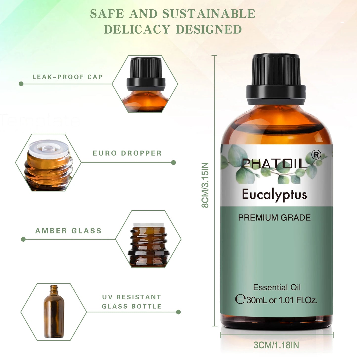 Aromatherapy Essential Oil 30ml – Multiple Scents