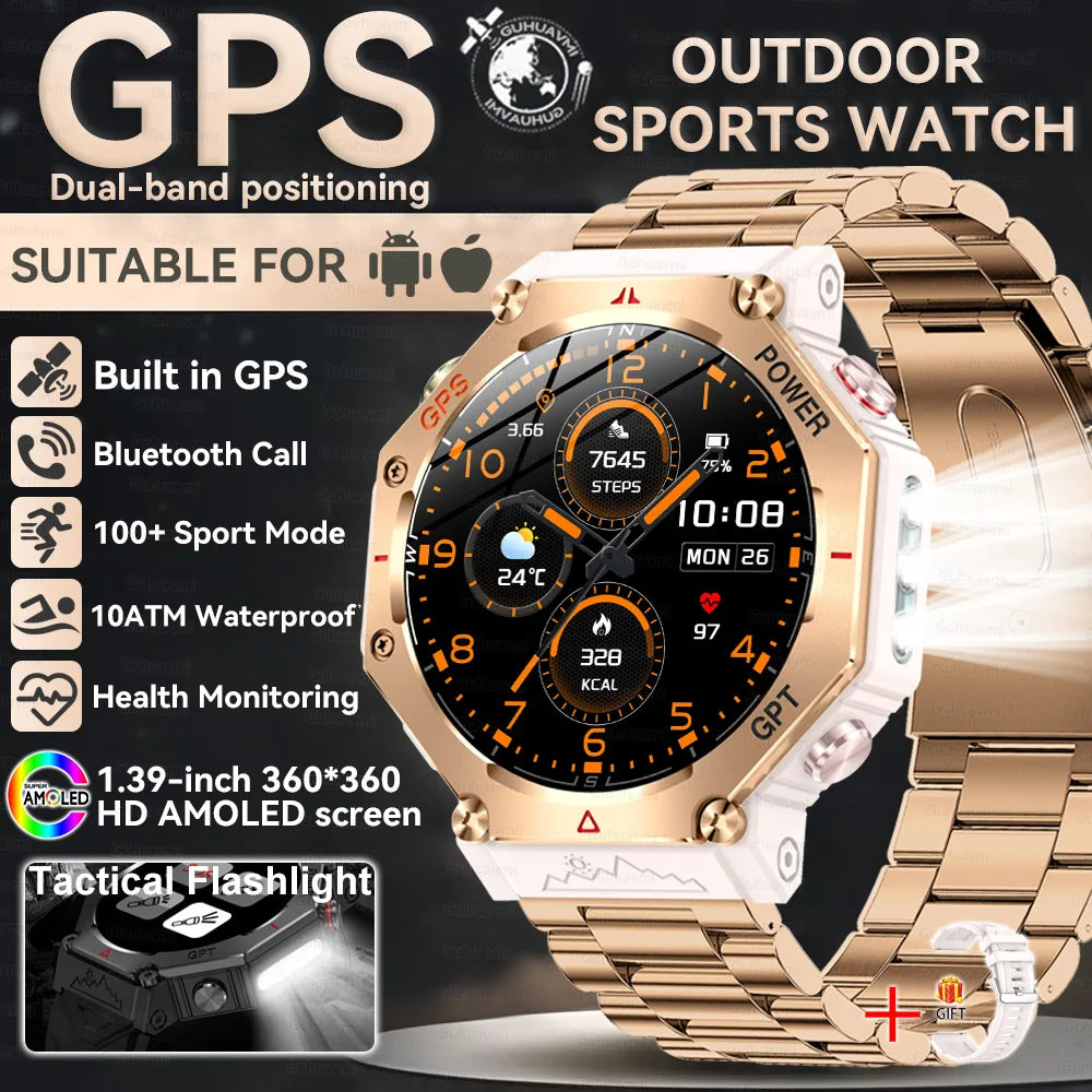 T-Rex 3 Military Smartwatch GPS AMOLED