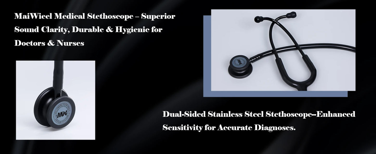 Double-Sided Medical Stethoscope – Professional Cardiology & Nurse Use