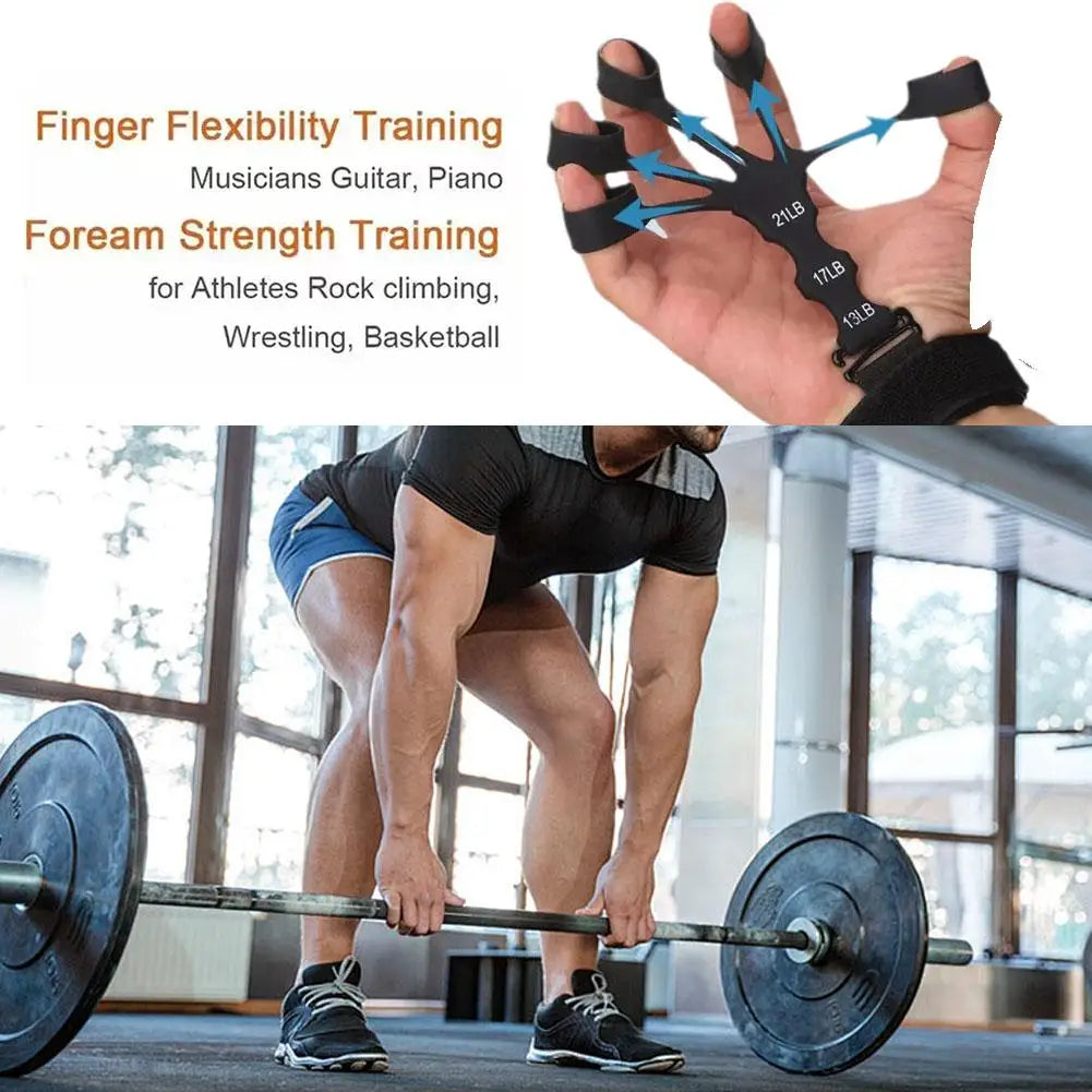 Hand Grip 5-Finger Exerciser – Adjustable Forearm & Wrist Trainer