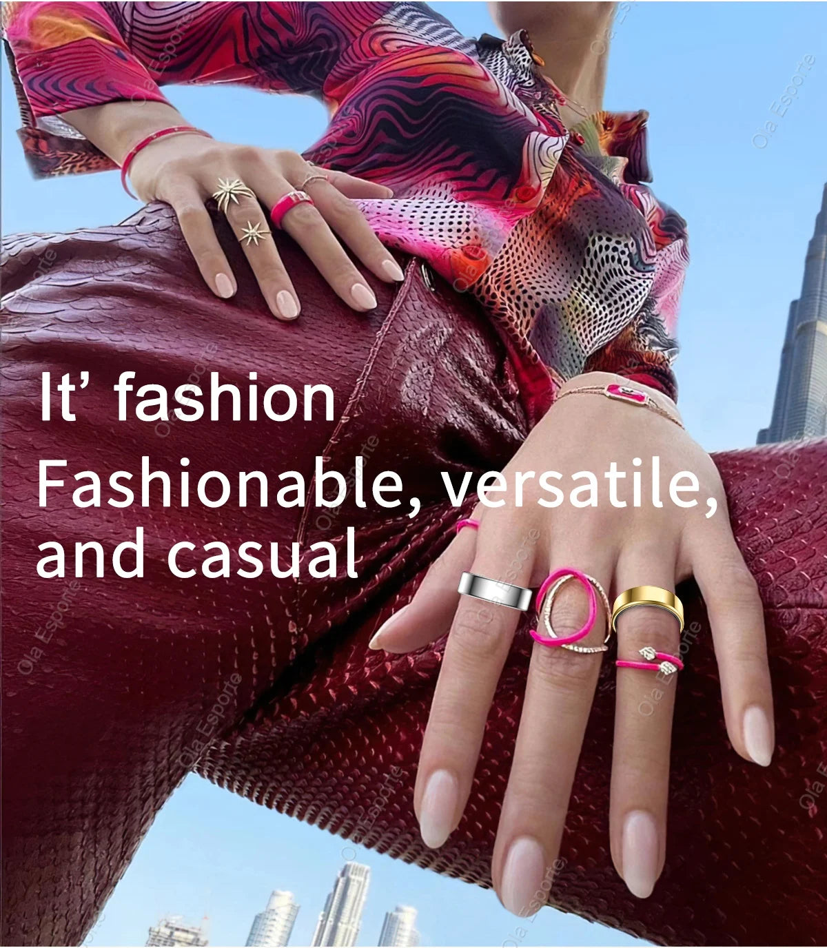 SmartRing GPS – Heart Rate & Multi-Sport Waterproof Tracker