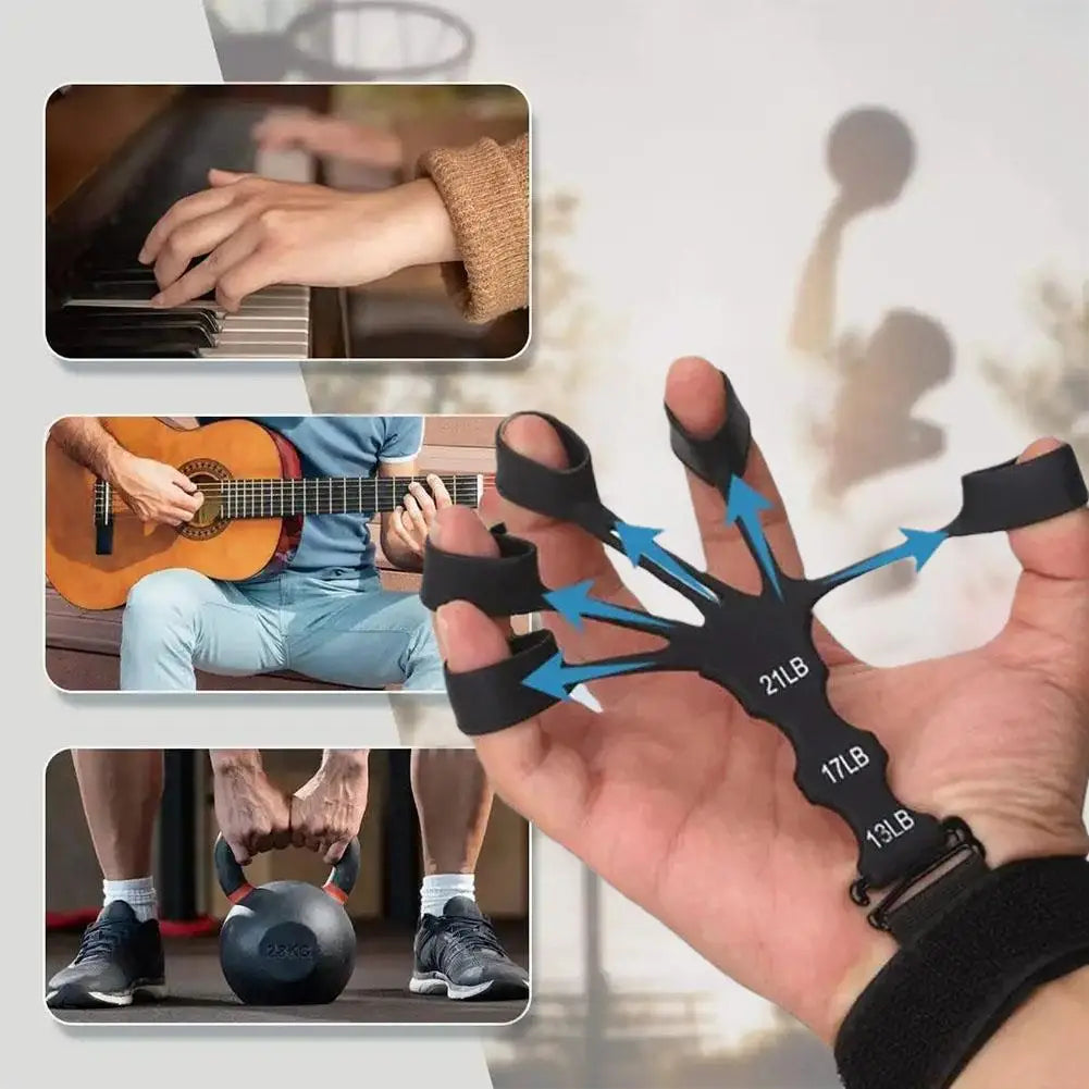 Hand Grip 5-Finger Exerciser – Adjustable Forearm & Wrist Trainer