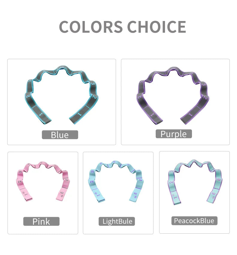 Elastic Yoga Stretching Strap – Loop Strap for Yoga & Pilates