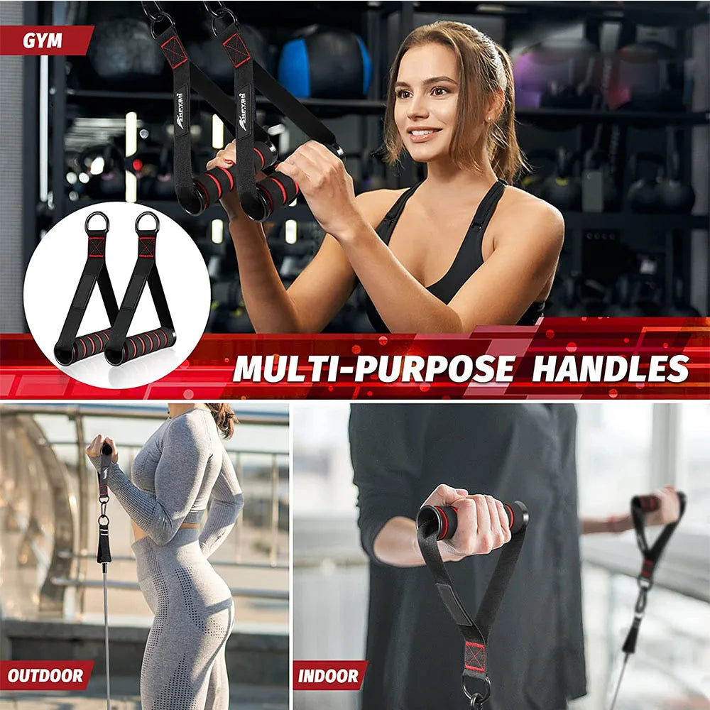 Triceps & Face Pull Rope – Push/Pull Gym Cable Accessory