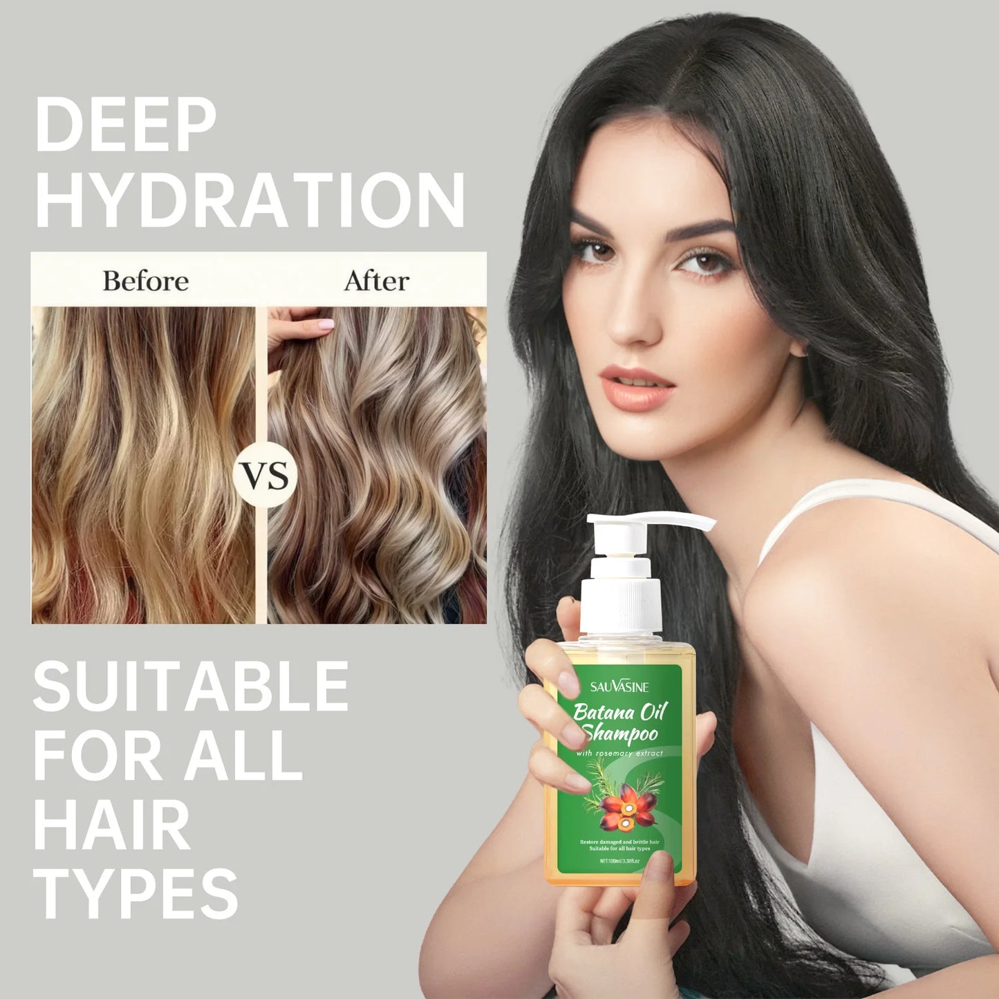 Batana Oil Shampoo & Conditioner – Anti-Hair Loss & Hair Strengthening