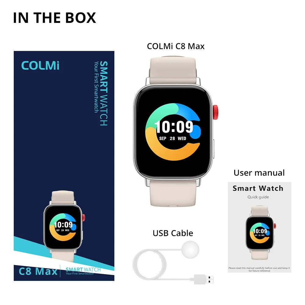 C8 Max Voice Calling Smartwatch 1.93" Display