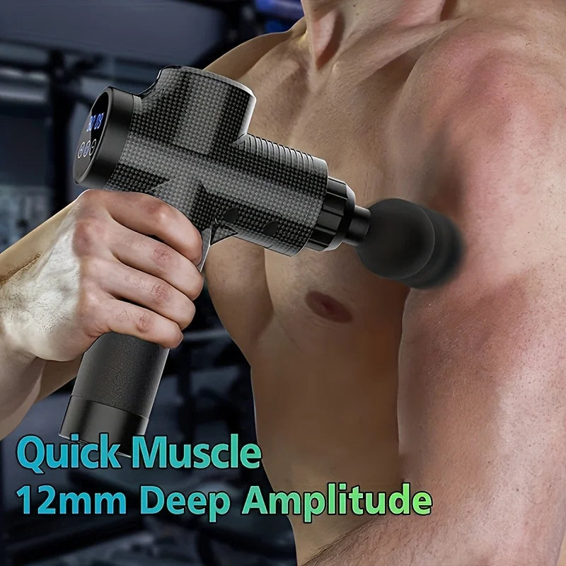 Portable Fascia Massage Gun – Deep Muscle Relaxation & Fitness