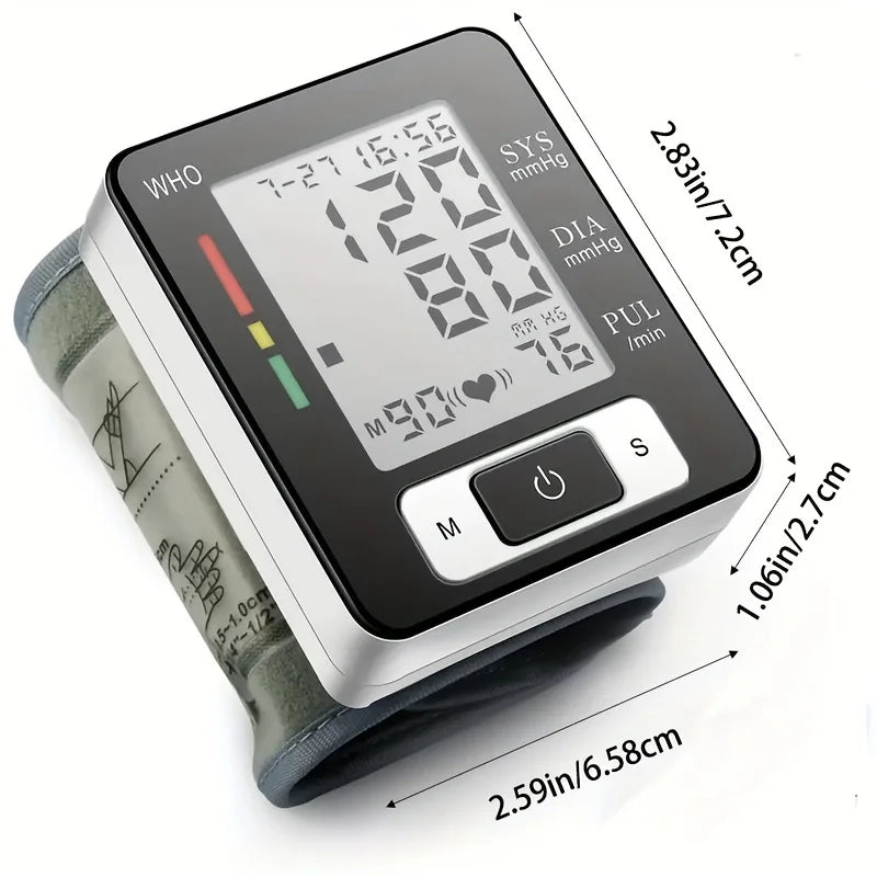 Digital Wrist Blood Pressure Monitor – High-Accuracy Tonometer